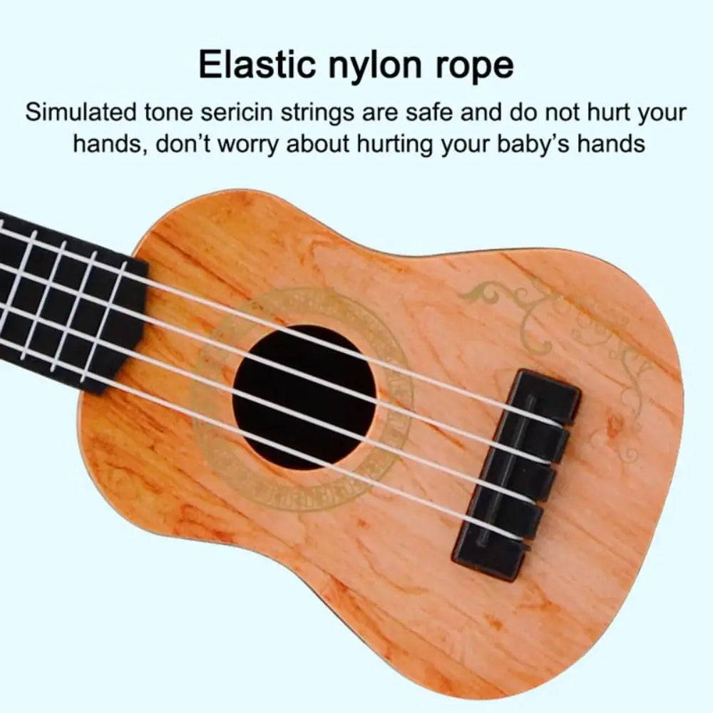 Toys Musical Instrument Entertainment Toys 4 Strings Classical Ukulele Small Guitar Toy Educational Toy Musical Instrument Toy