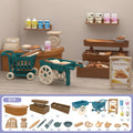 mini supermarket shopping games dollhouse furniture accessories Intellectual education toys for kid family interaction toys