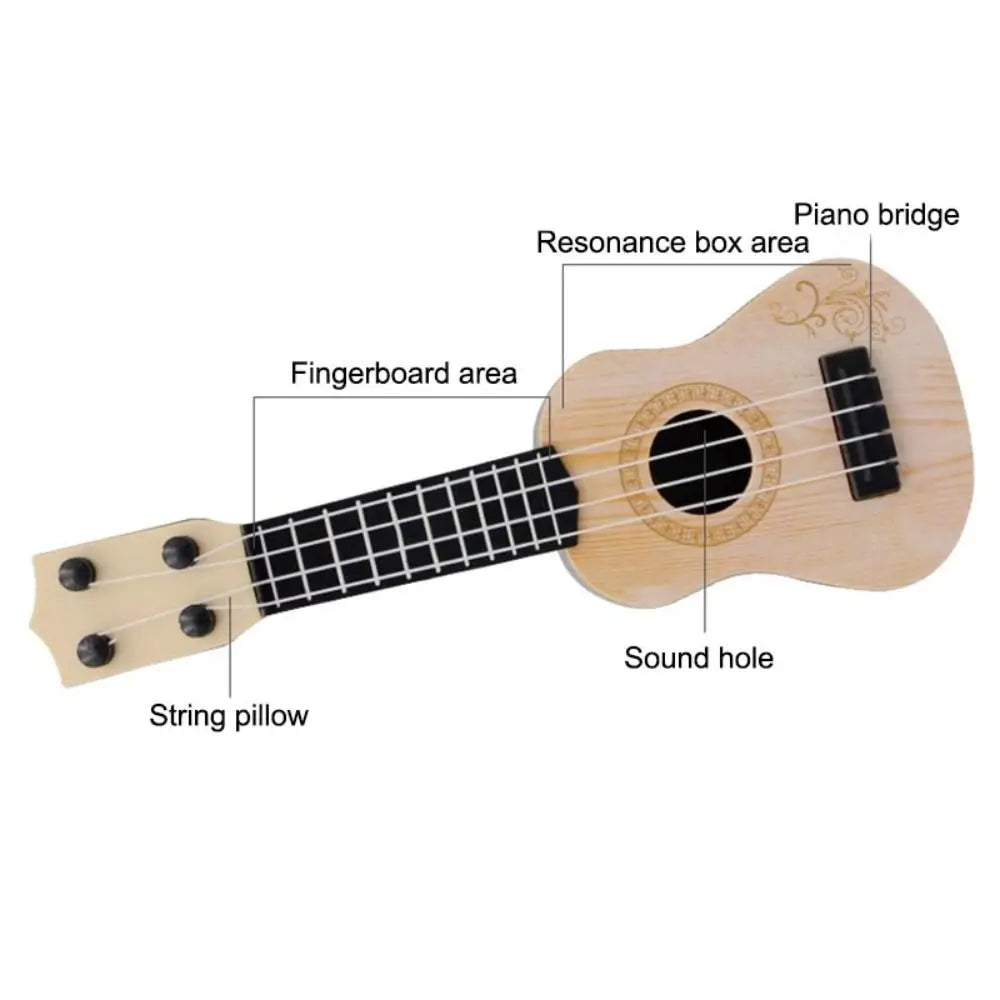 Toys Musical Instrument Entertainment Toys 4 Strings Classical Ukulele Small Guitar Toy Educational Toy Musical Instrument Toy